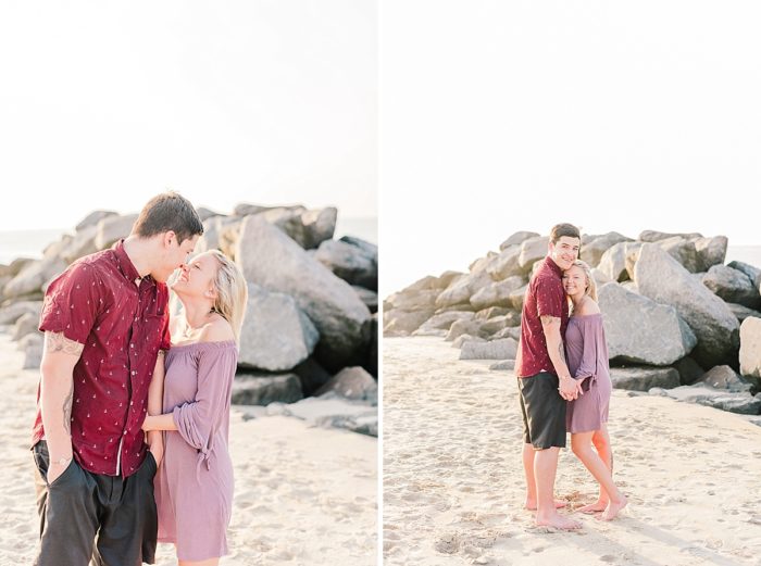 beach engagement pictures with dogs_0001