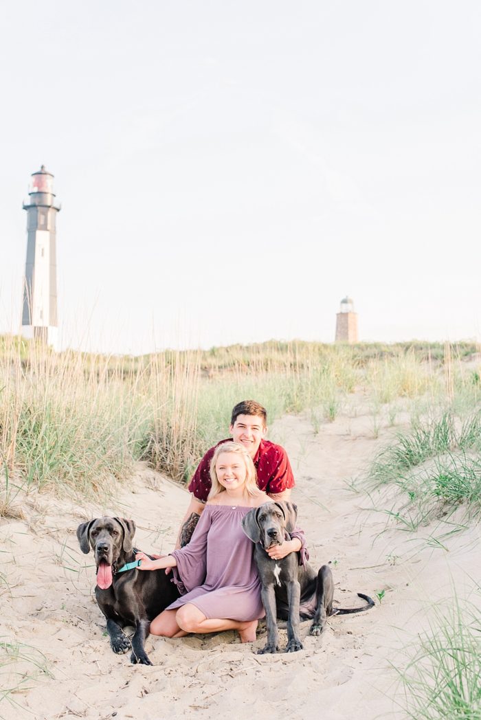 engagement pictures with great danes