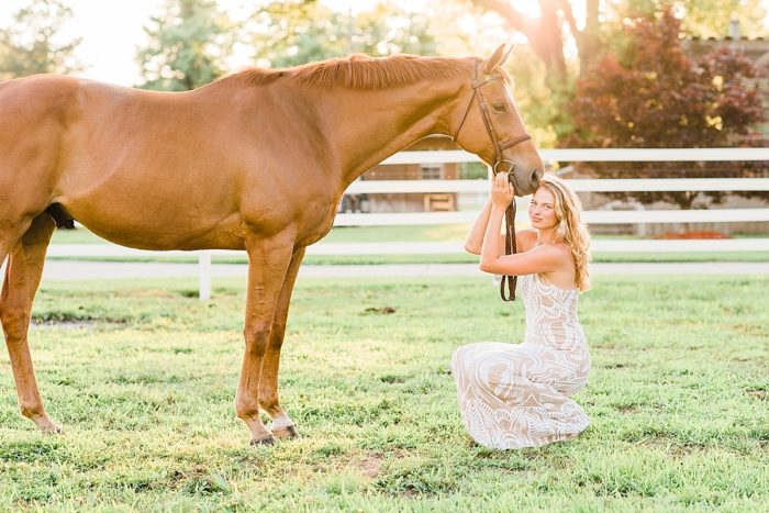 a girl and her horse