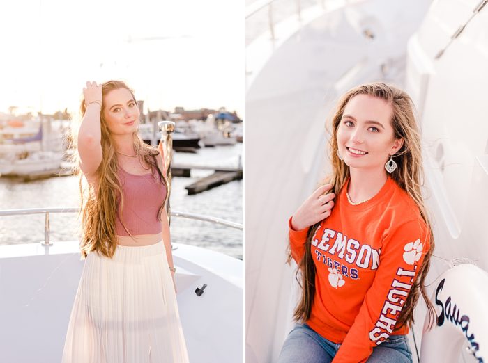 Senior Pictures on a Yacht