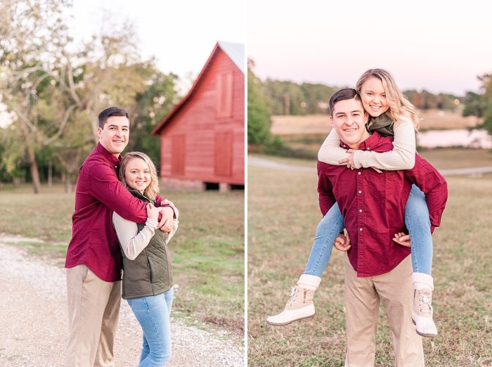 couples fall portraits in virginia