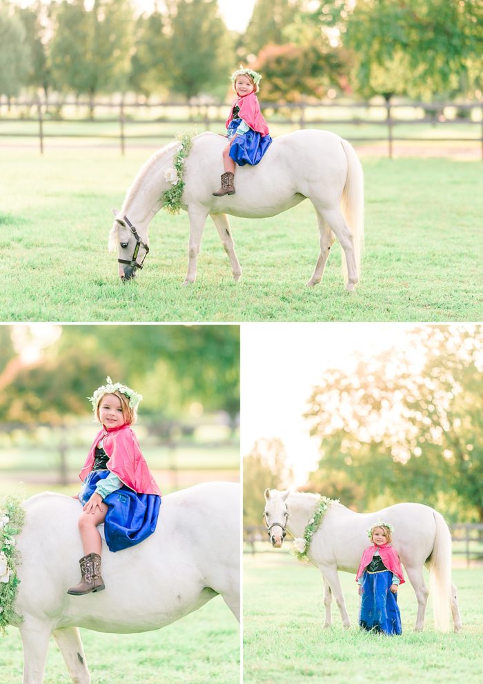 Frozen Themed Equine Session