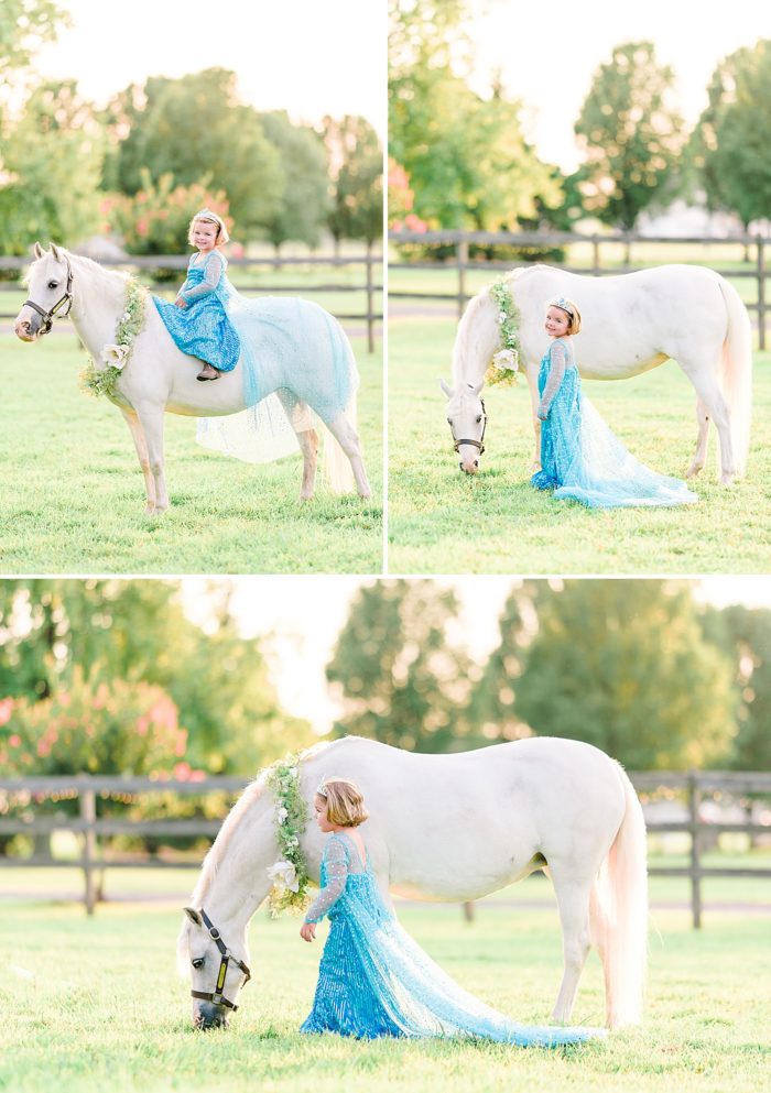 Frozen Themed Equine Session