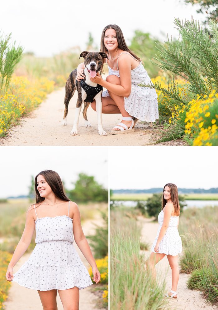 Senior Pictures with dog