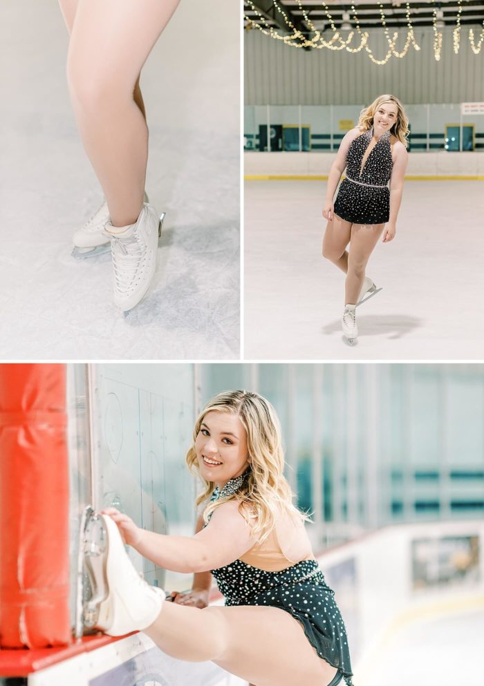 ice skating senior pictures