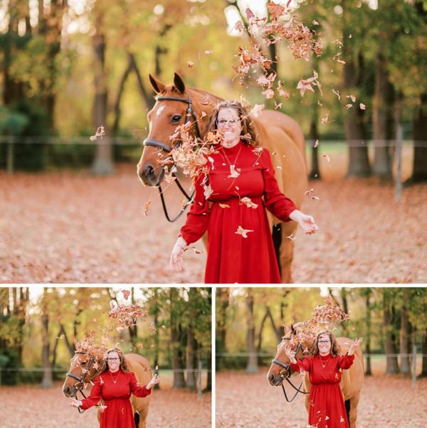 pictures with your horse in the fall