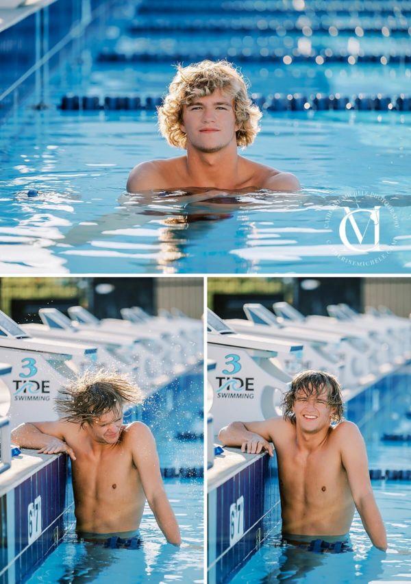 senior swimming pictures in virginia