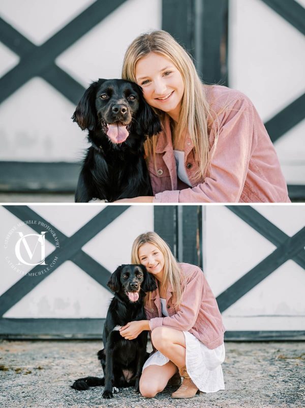 senior photos with your dog